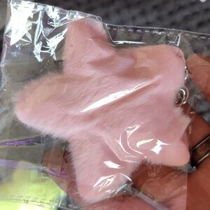 4 pack of Plush star keychain's we